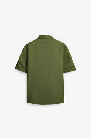 NU Lyocell-Linen Zip Shirt