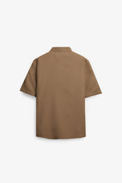 NU Lyocell-Linen Zip Shirt