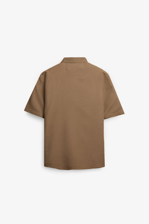 NU Lyocell-Linen Zip Shirt