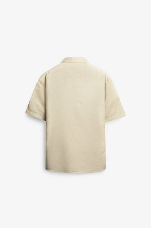 NU Lyocell-Linen Zip Shirt