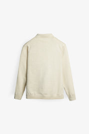 NU Cotton-Melange Zip Knit Polo