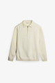 NU Cotton-Melange Zip Knit Polo