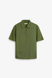 NU Lyocell-Linen Zip Shirt
