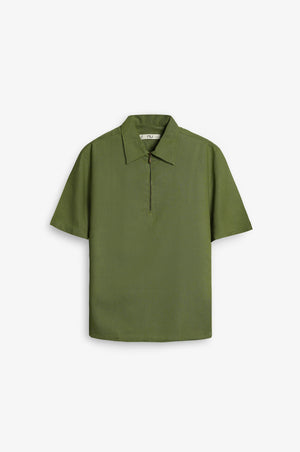 NU Lyocell-Linen Zip Shirt