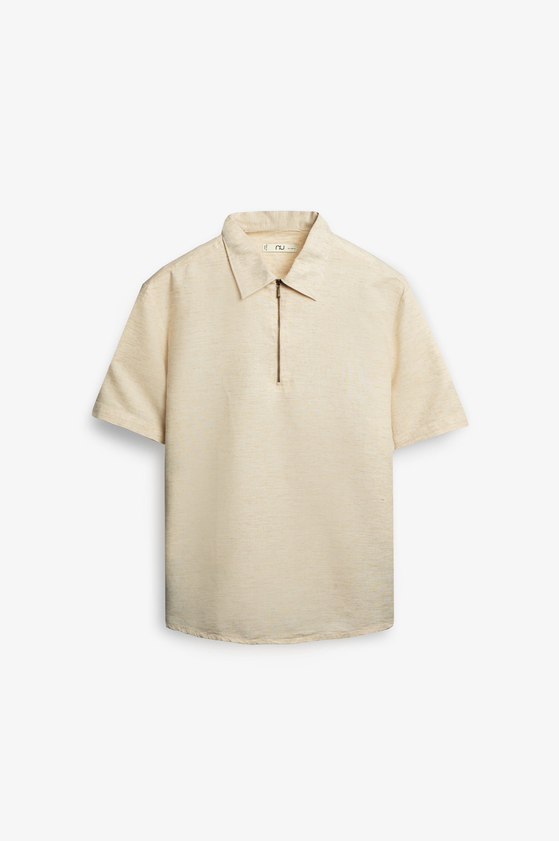 NU Lyocell-Linen Zip Shirt