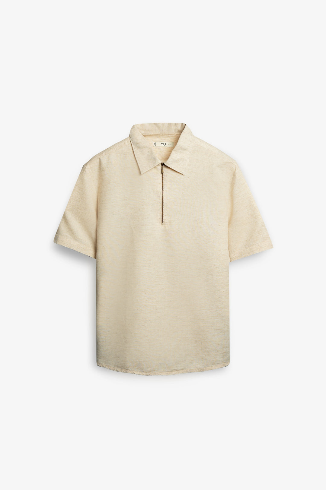 NU Lyocell-Linen Zip Shirt