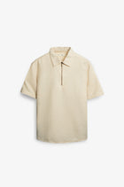 NU Lyocell-Linen Zip Shirt