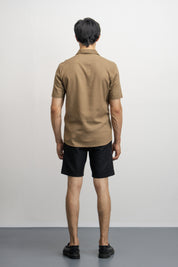 NU Lyocell-Linen Zip Shirt