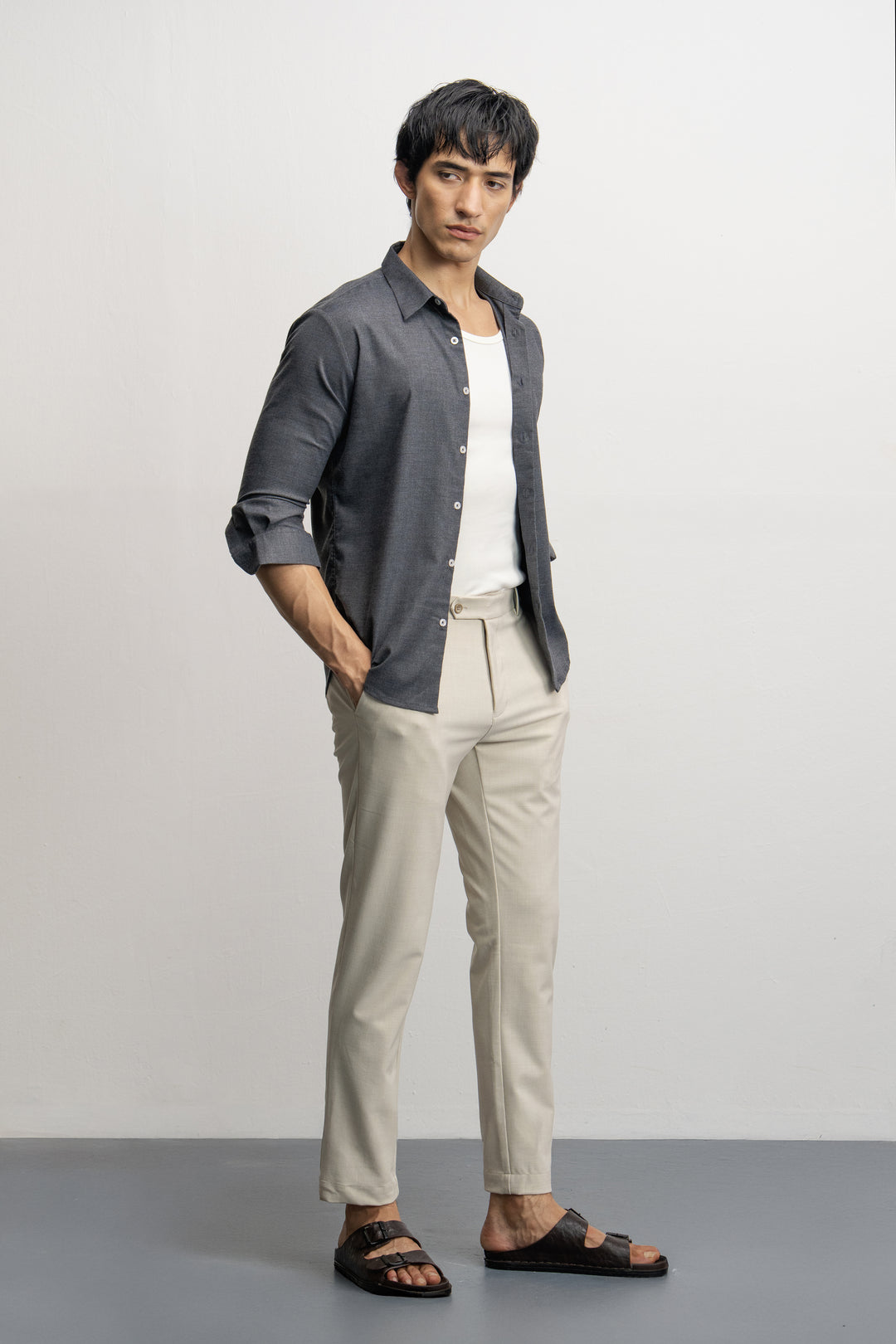 NU Cotton-Lycra Stretch Shirt