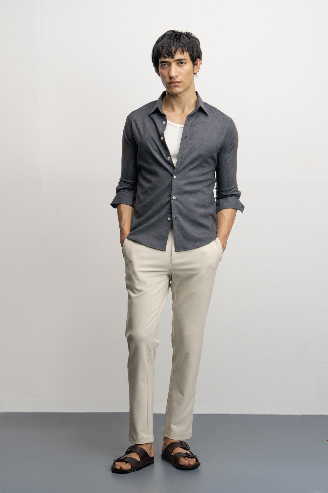 NU Cotton-Lycra Stretch Shirt