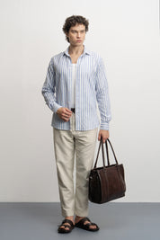 NU European Linen Striped Classic
