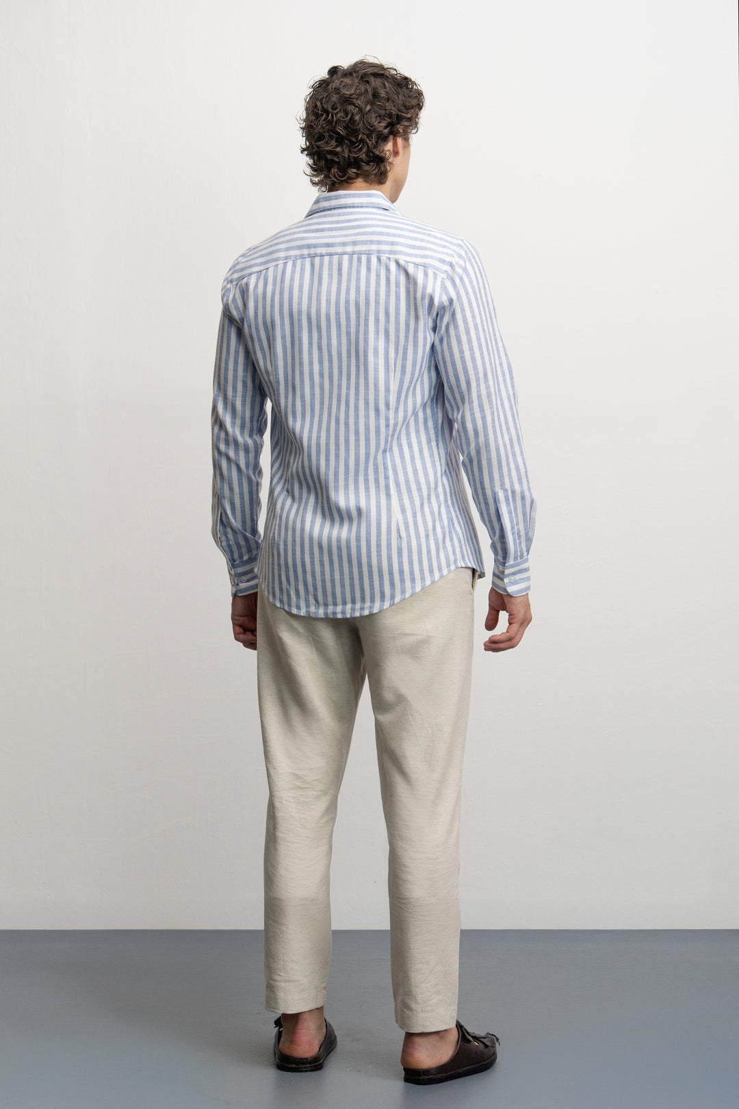 NU European Linen Striped Classic