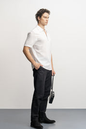 NU Lyocell-Linen Zip Shirt