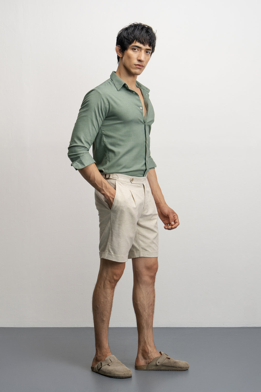 NU Cotton-Lycra Stretch Shirt