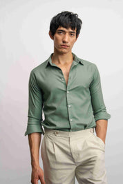 NU Cotton-Lycra Stretch Shirt