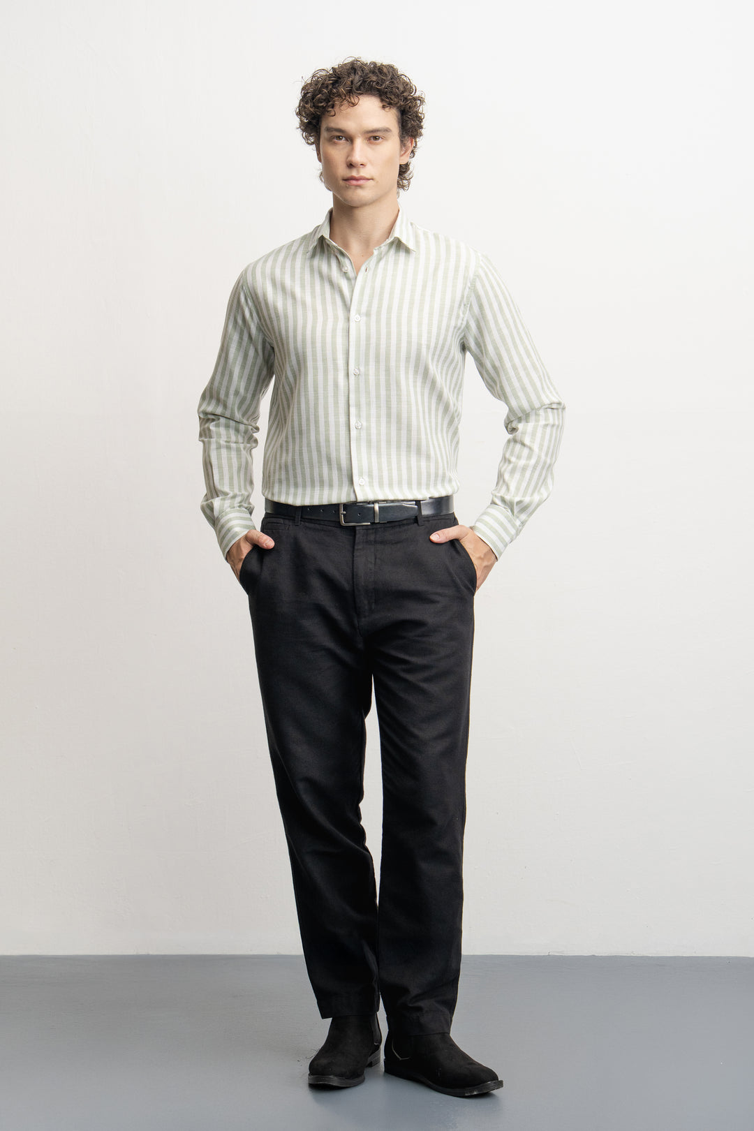 NU European Linen Striped Classic