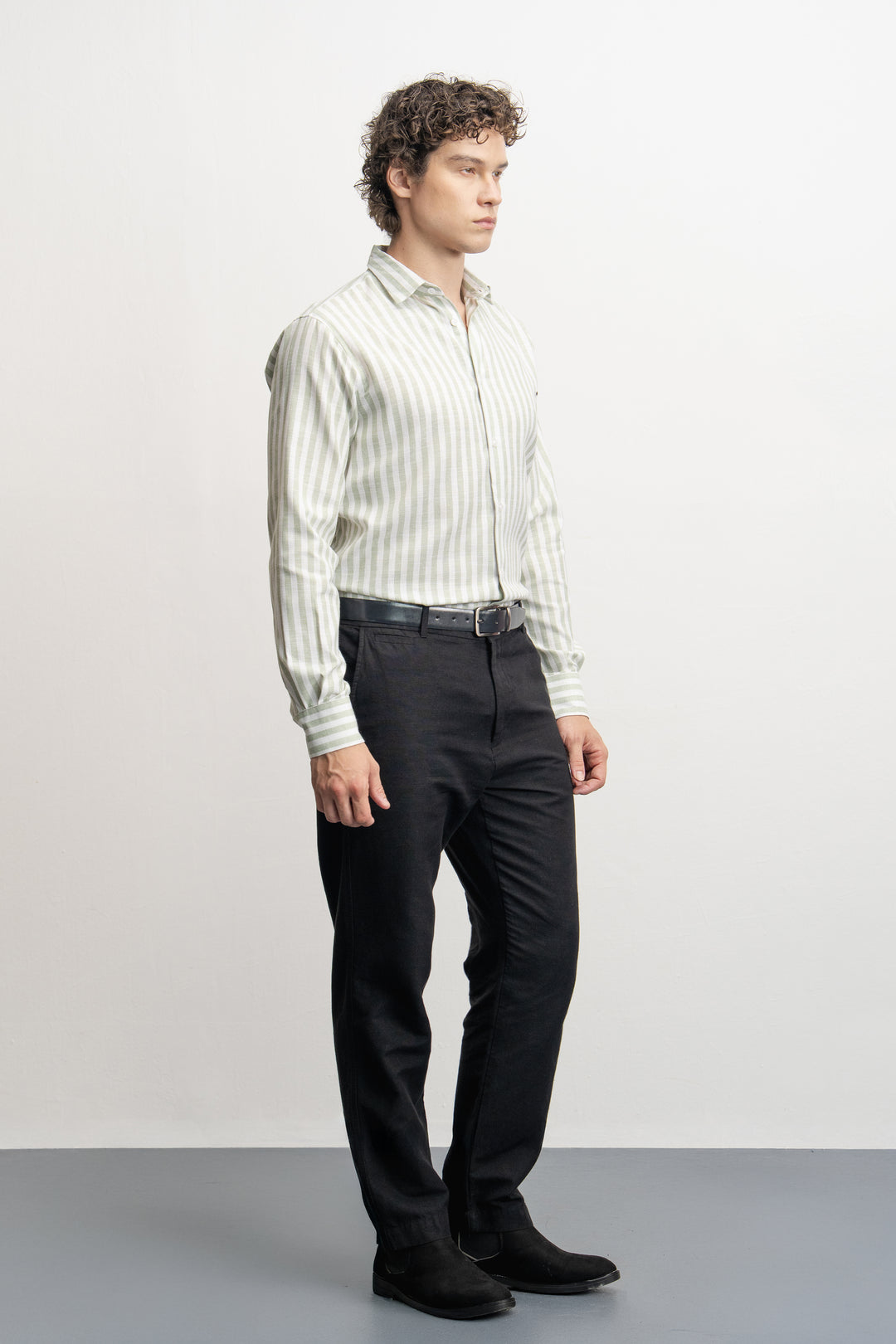 NU European Linen Striped Classic