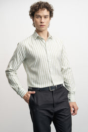 NU European Linen Striped Classic