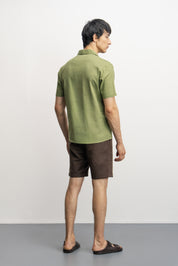 NU Lyocell-Linen Zip Shirt