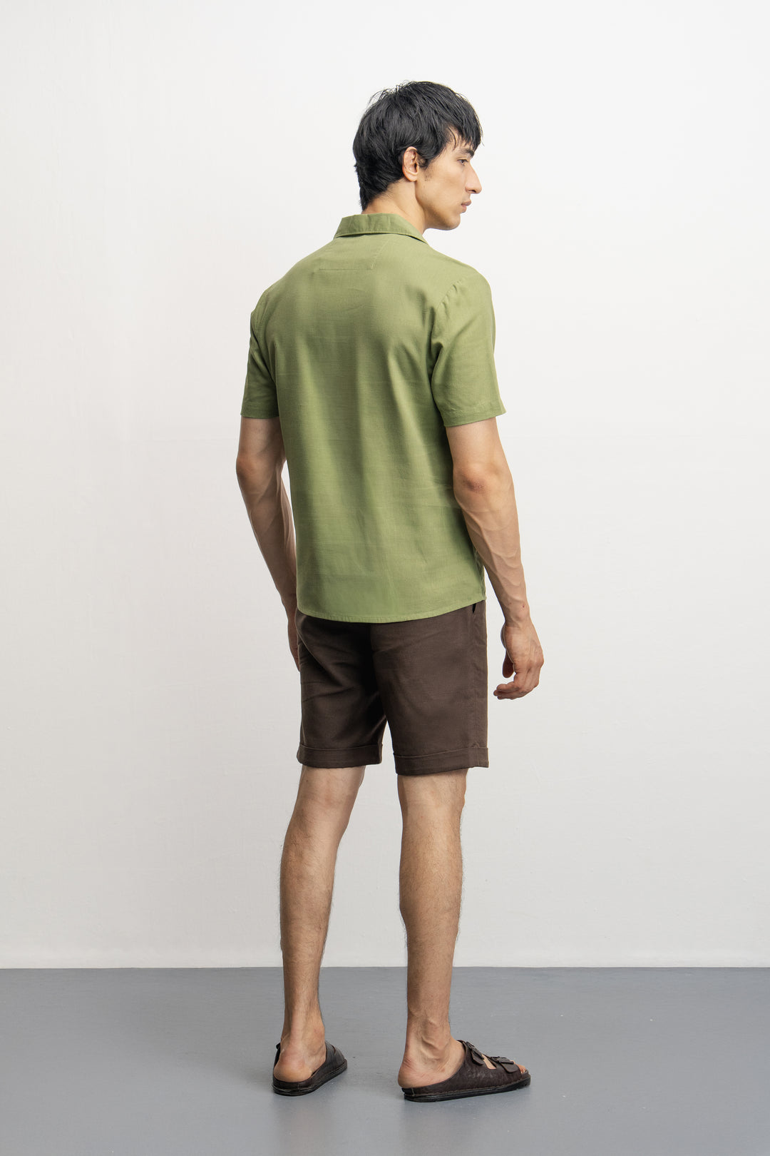 NU Lyocell-Linen Zip Shirt