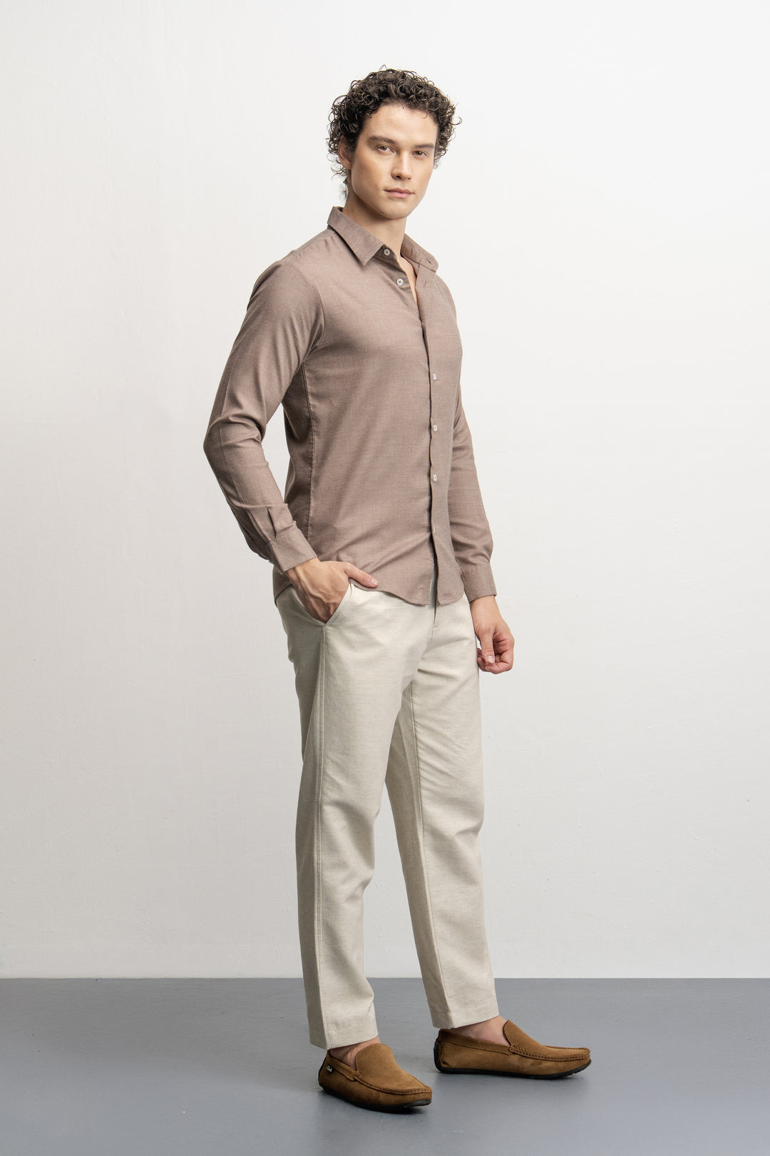 NU Cotton-Lycra Stretch Shirt