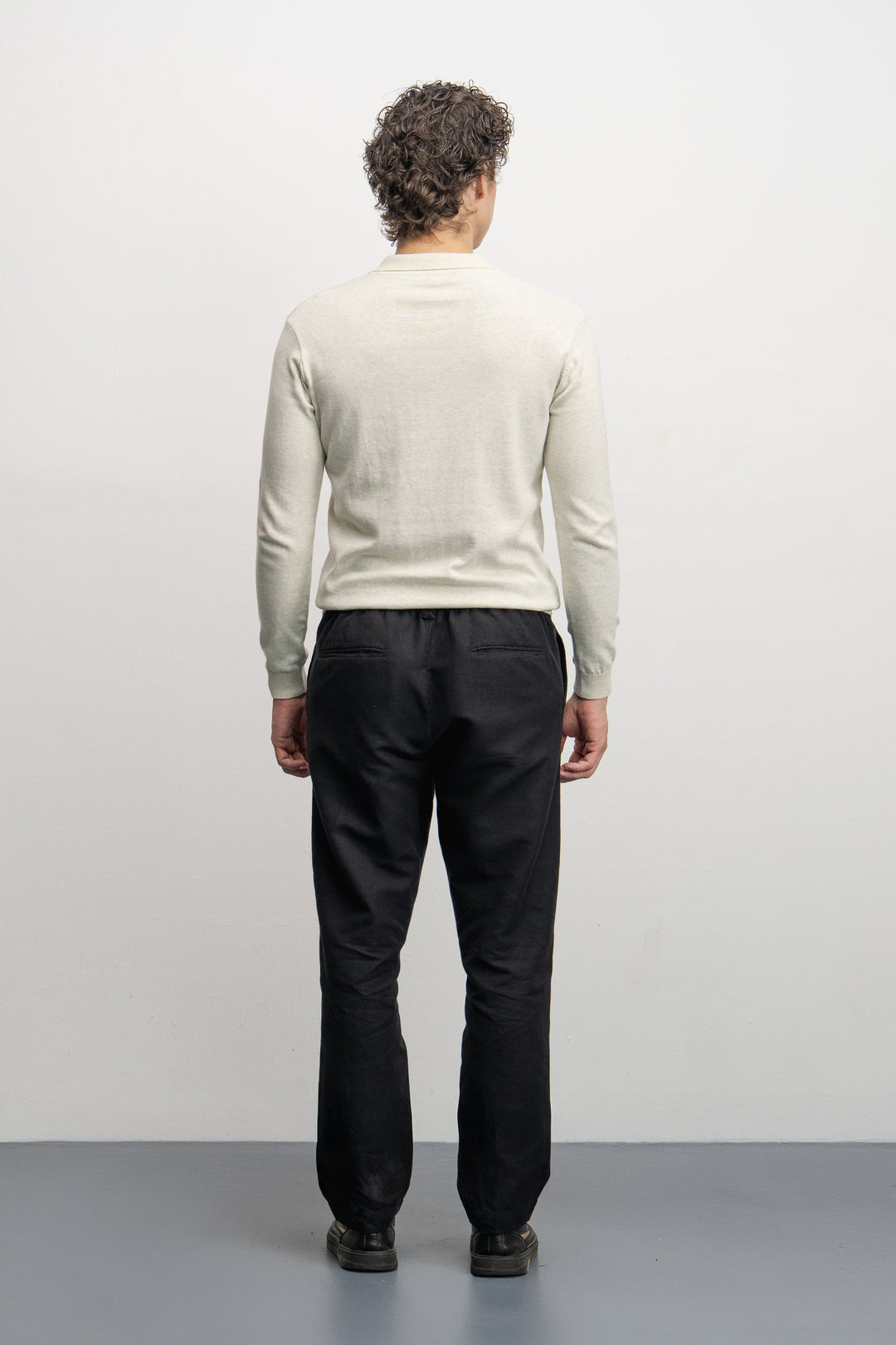 NU Cotton-Melange Zip Knit Polo