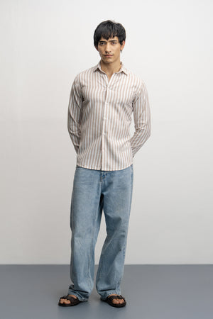 NU European Linen Striped Classic