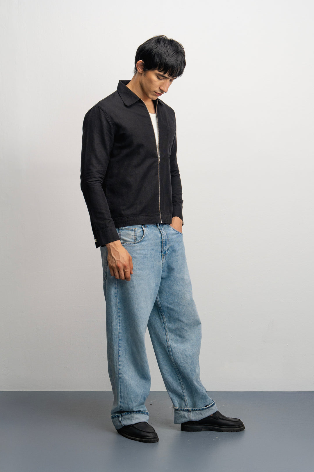 NU European Linen Essential Jacket