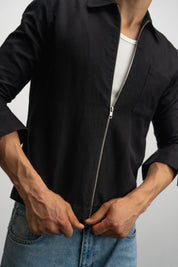 NU European Linen Essential Jacket