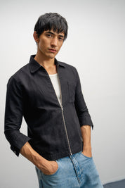 NU European Linen Essential Jacket